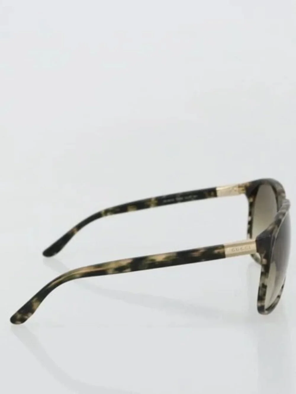 GUCCI Sunglasses plastic Brown Auth 179325A